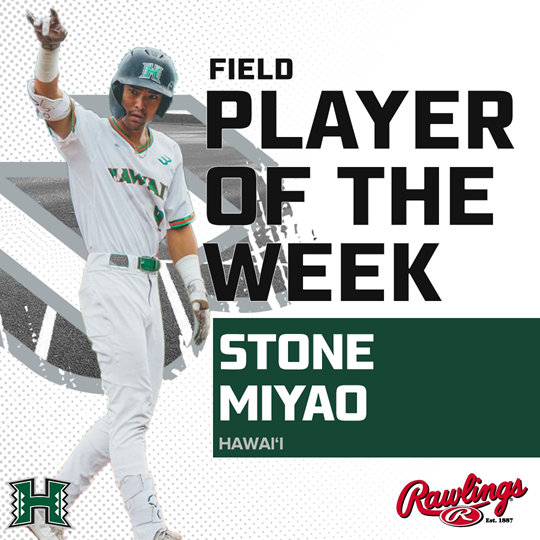 Weekly honors for UH Hilo baseball players